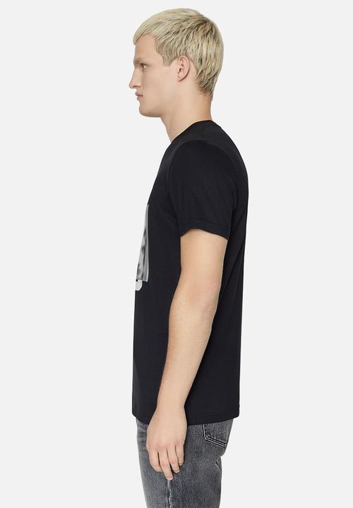 Diesel  - T-diegor-e13 t-shirt - black 