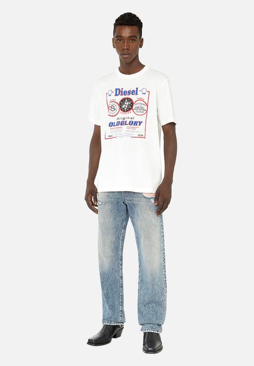 Diesel  - T-just-e36 camiseta - white 