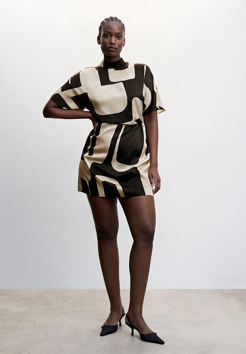 MANGO - Plus dress collins - light beige
