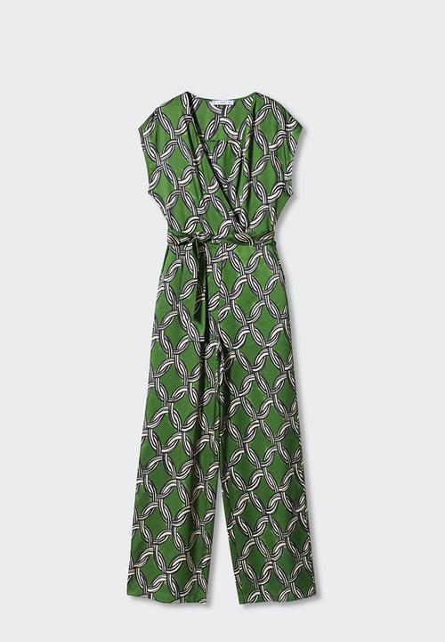 MANGO - Plus one-piece suit cadena - green