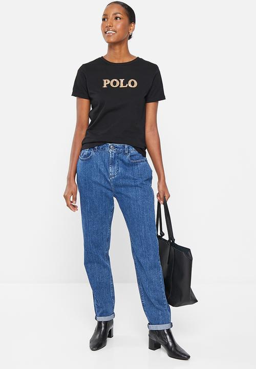 POLO - Women mid mom jean - medium wash