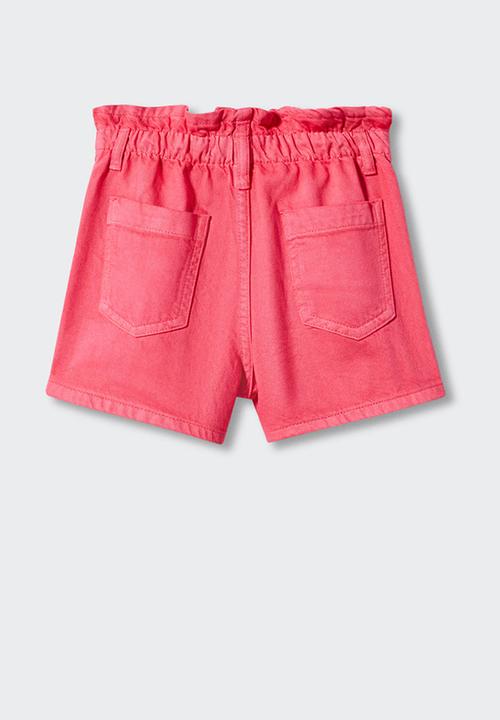 MANGO - Shorts paper - strawberry