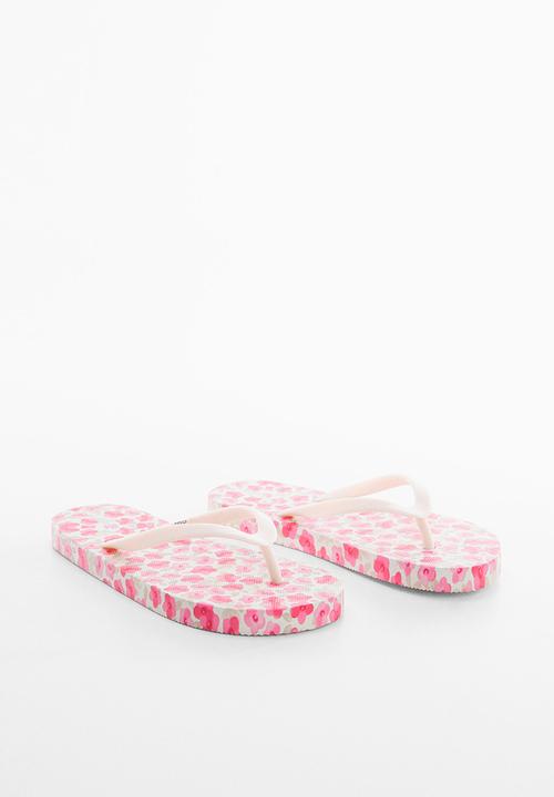MANGO - Flip- flop flourp - pink