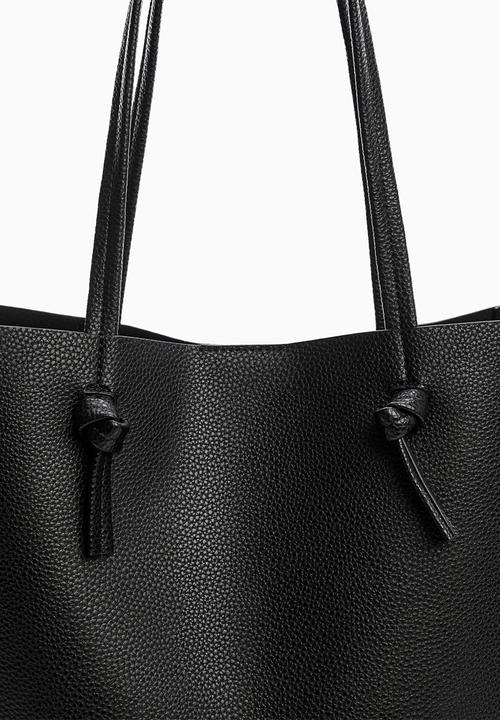 MANGO - Bag tulipa - black