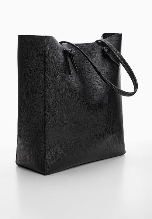 MANGO - Bag tulipa - black