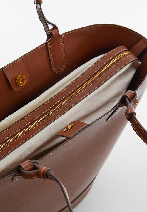 MANGO - Bag pula - brown