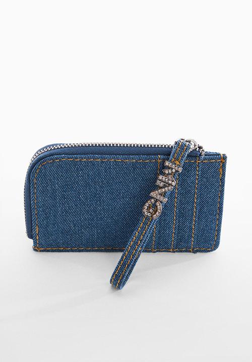 MANGO - Card holder cuesta - blue