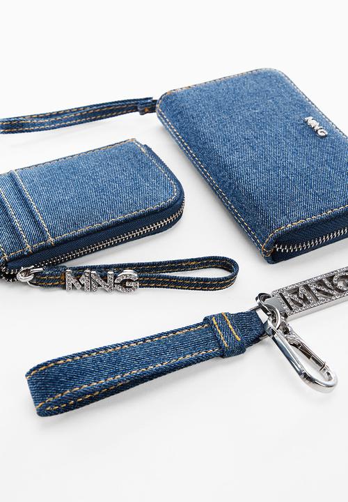 MANGO - Card holder cuesta - blue