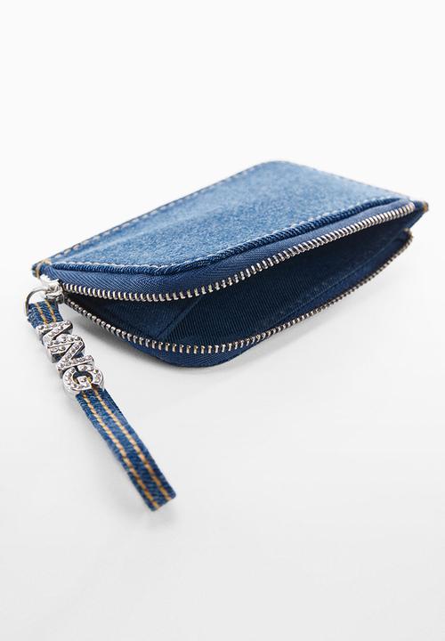 MANGO - Card holder cuesta - blue