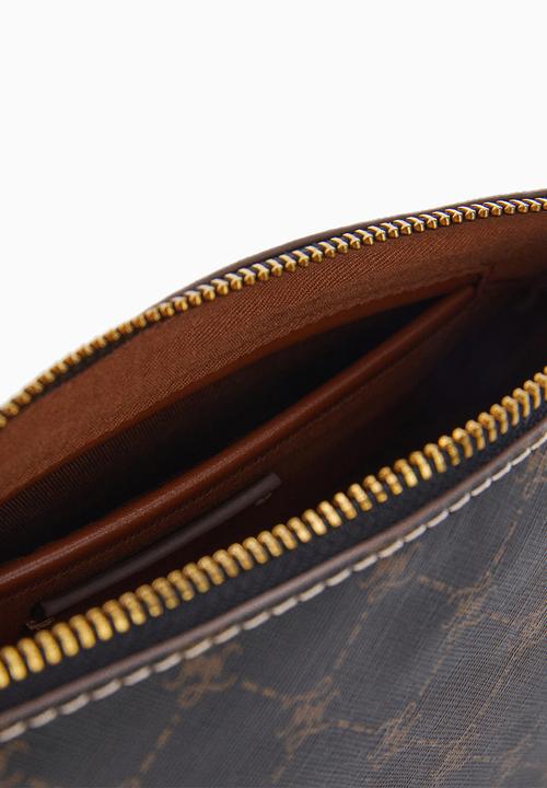 MANGO - Bag yvonne - black & brown 