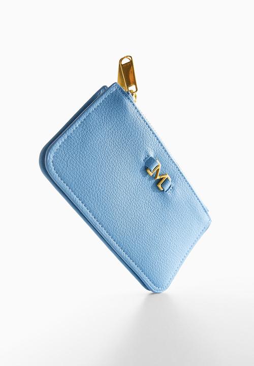 MANGO - Card holder malva - blue