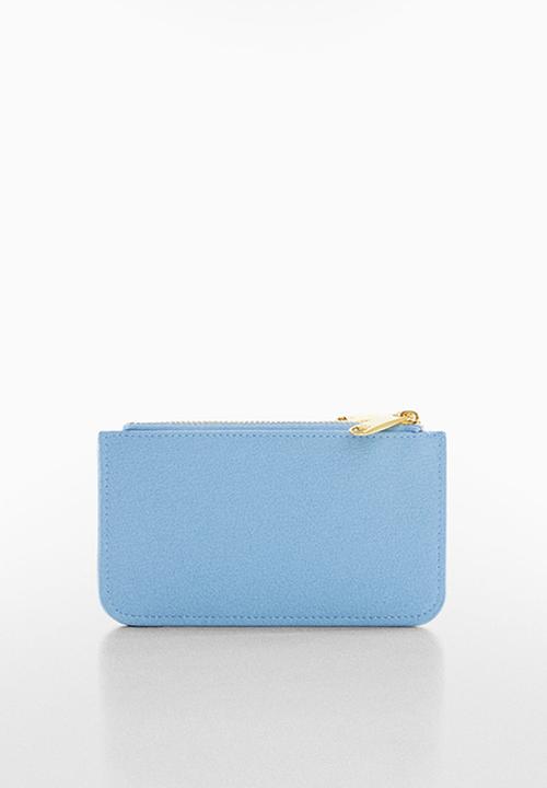 MANGO - Card holder malva - blue