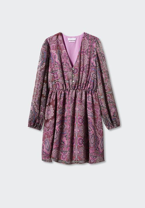 MANGO - Dress diana - light pastel purple 