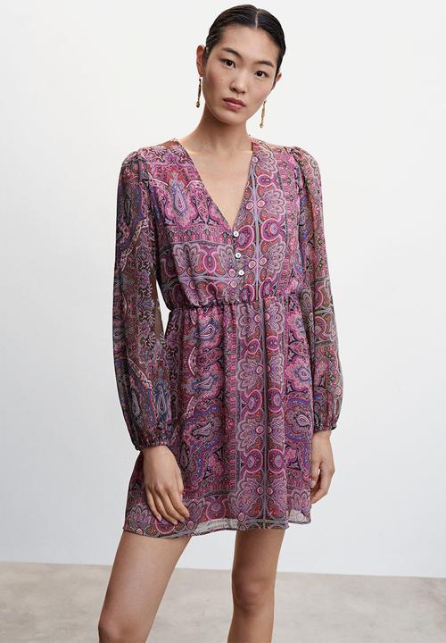 MANGO - Dress diana - light pastel purple 