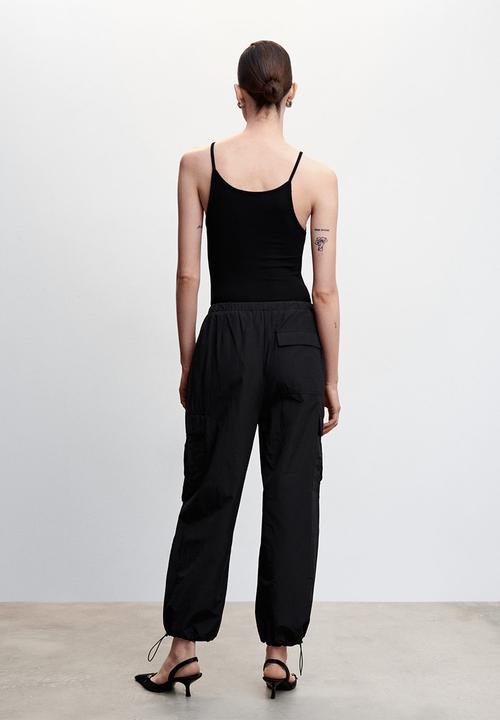 MANGO - Top kim - black