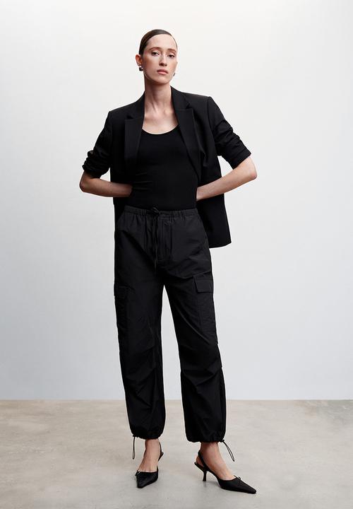 MANGO - Top kim - black