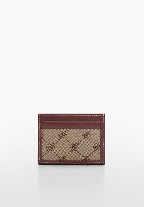 MANGO - Card holder anna - brown