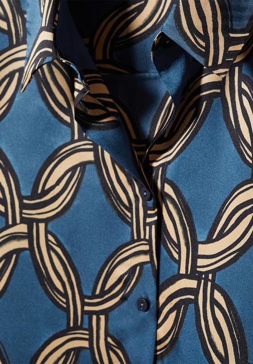 MANGO - Plus shirt katea - mid blue