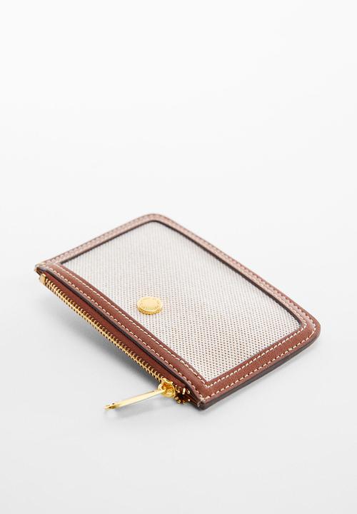 MANGO - Purse cantalar - stone & brown