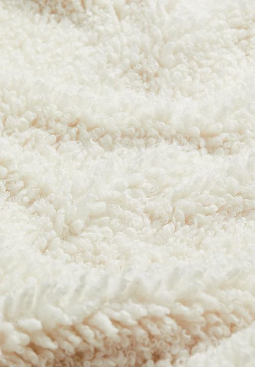 H&M - Plush pile blanket - cream