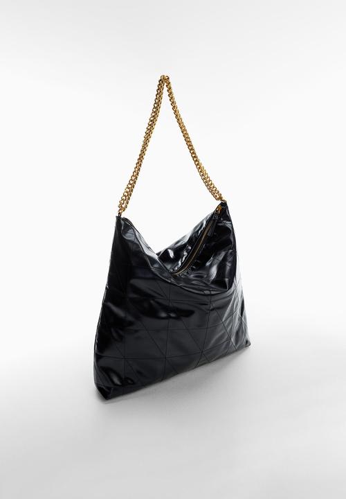 MANGO - Sack bag blake - black