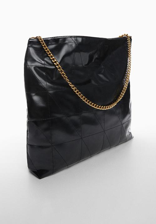MANGO - Sack bag blake - black