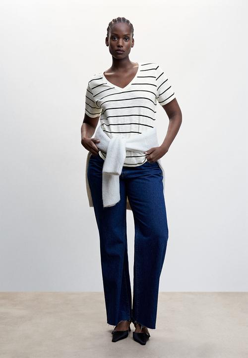 MANGO - Plus T-shirt linda - white