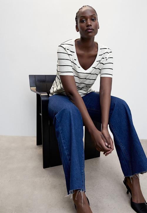 MANGO - Plus T-shirt linda - white