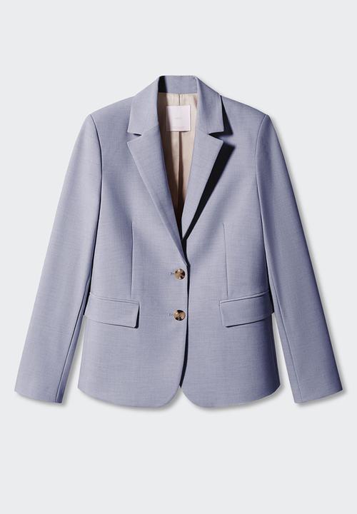 MANGO - Plus blazer borevi - light pastel blue