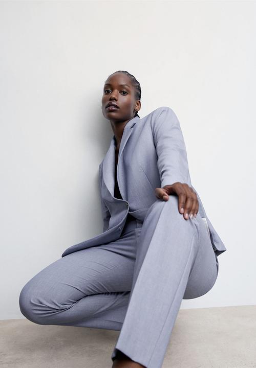 MANGO - Plus blazer borevi - light pastel blue