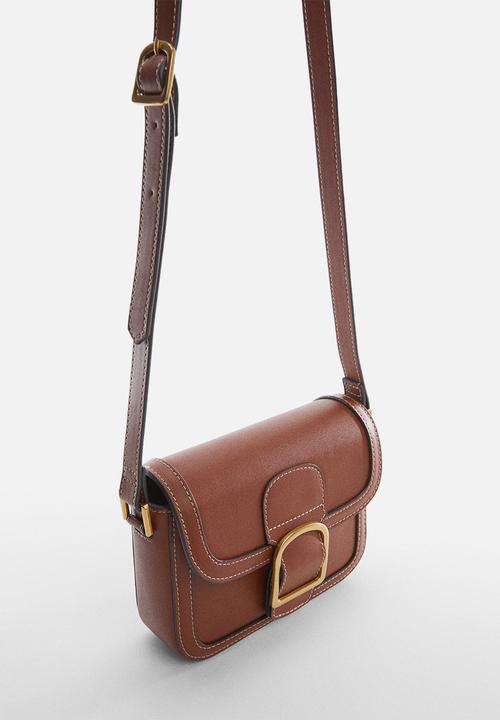 MANGO - Bag cantalar - brown 