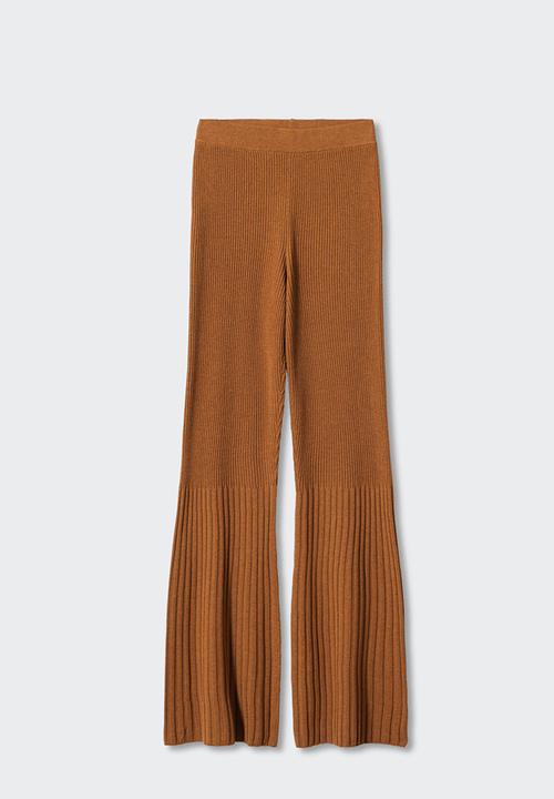 MANGO - Trousers layers - mid brown