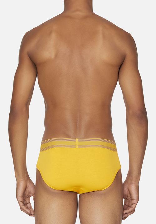 Diesel  - Umbr-andrethreepack underpants - E6189diesel - gold