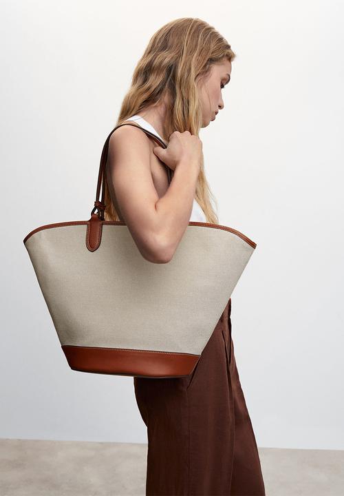 MANGO - Bag cantalar - brown 