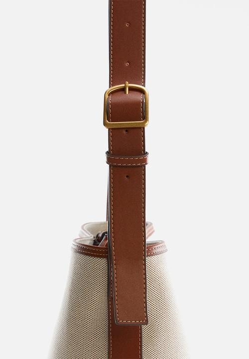 MANGO - Bag cantalar - brown 