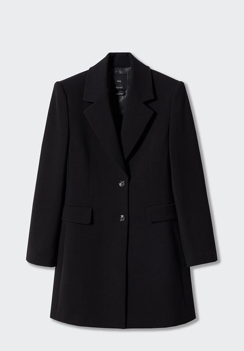 MANGO - Plus coat sugus - black