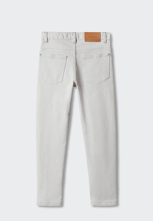 MANGO - Trousers peru4 - ice- white
