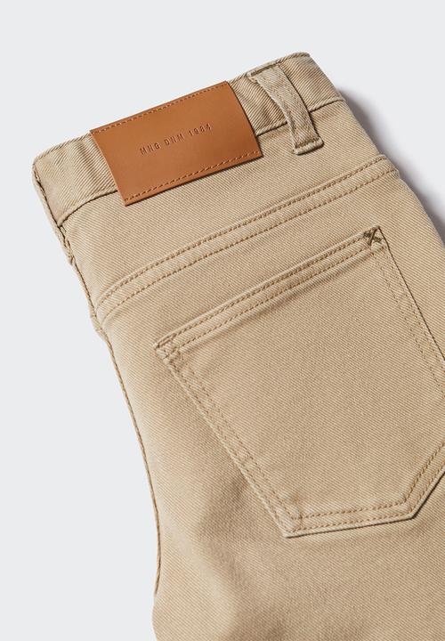 MANGO - Trousers peru4 - dark brown