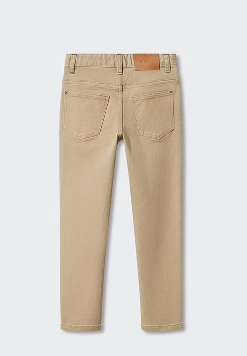 MANGO - Trousers peru4 - dark brown