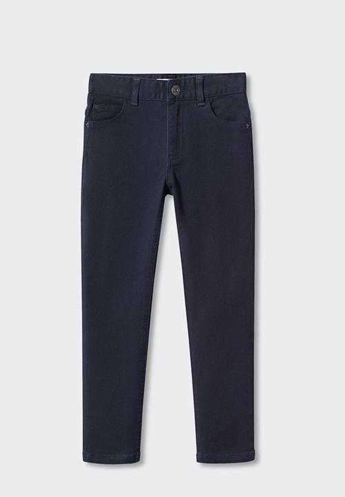 MANGO - Trousers peru4 - navy