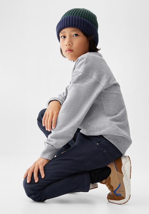 MANGO - Trousers peru4 - navy