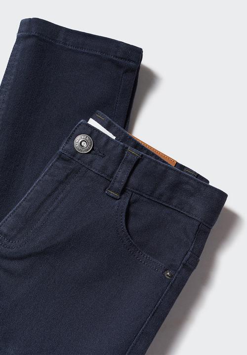MANGO - Trousers peru4 - navy