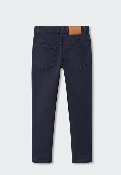MANGO - Trousers peru4 - navy