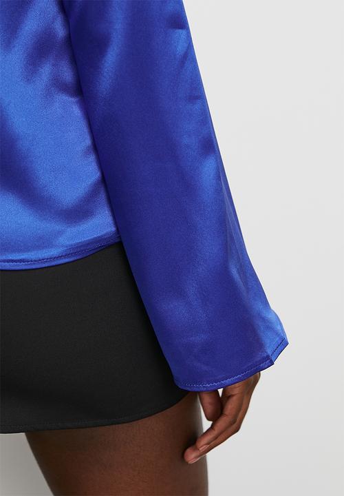 Blake - Satin blouse - blue
