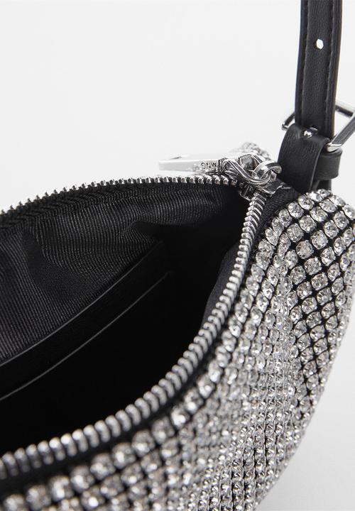 MANGO - Bag mch charlote - silver 