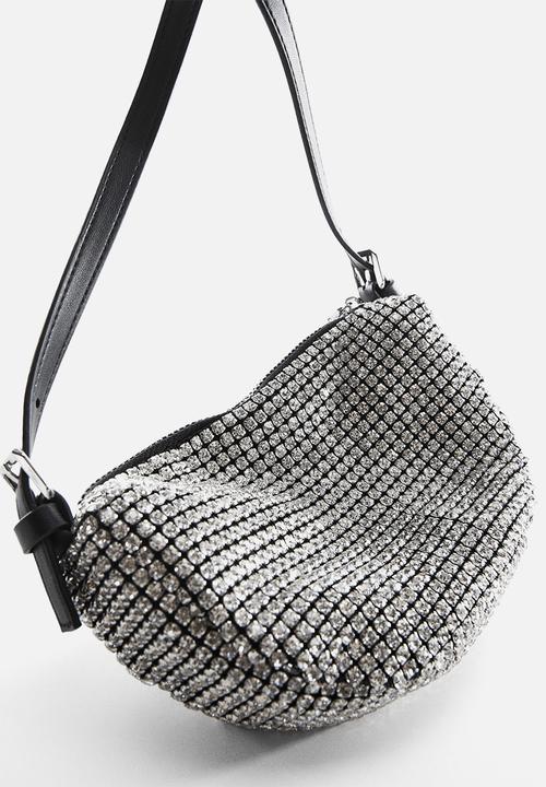MANGO - Bag mch charlote - silver 