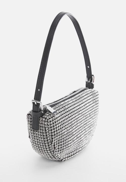MANGO - Bag mch charlote - silver 