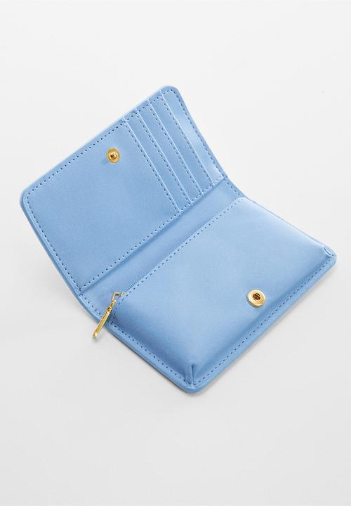 MANGO - Wallet malva - sky blue 