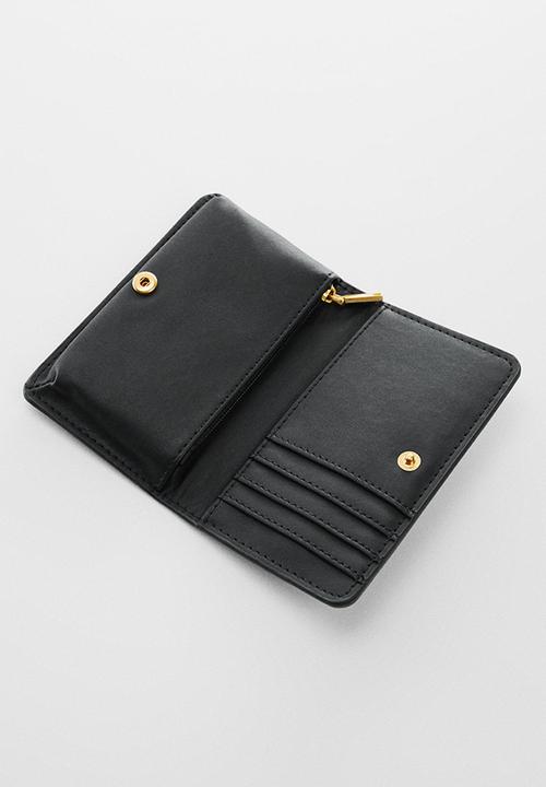 MANGO - Wallet malva - black
