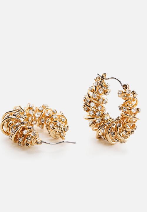 MANGO - Earrings neus - gold